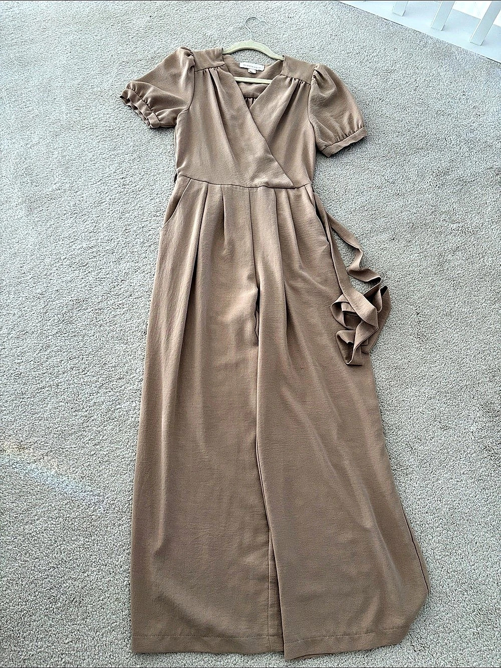 monteau los angeles Wrap Front Maxi Dress Size Medium Like New - Picture 1 of 5